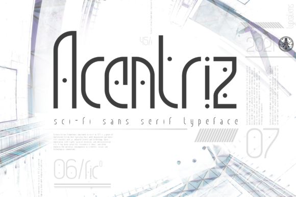Acentriz: A Modern Display Font for Editorial Design