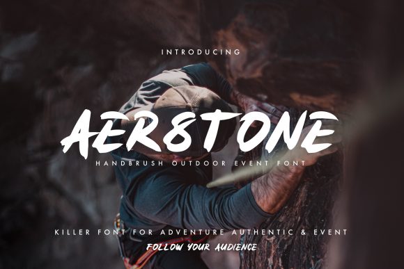 Aerstone: A Handbrush Font for Bold Branding