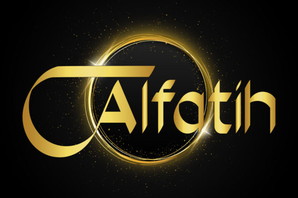 Alfatih Font for Editorial Design and Content Branding