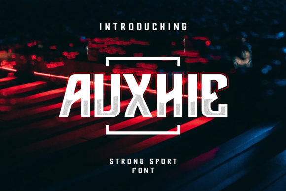 Auxhie: A Bold Display Font for Eye-Catching Branding