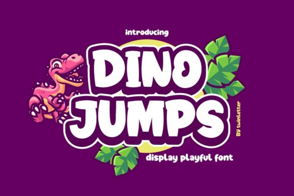 Dino Jumps: A Playful Font for Creative Projects