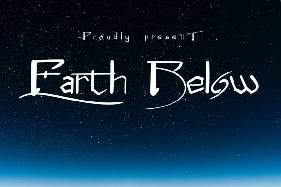 Earth Below Font for Professional Branding