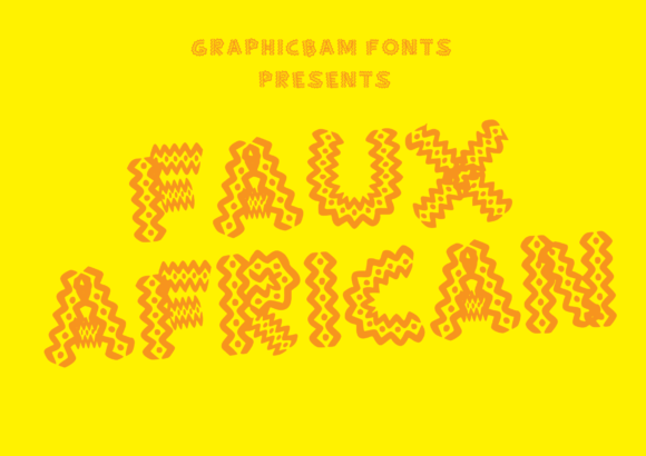 Faux African Font for Web Design