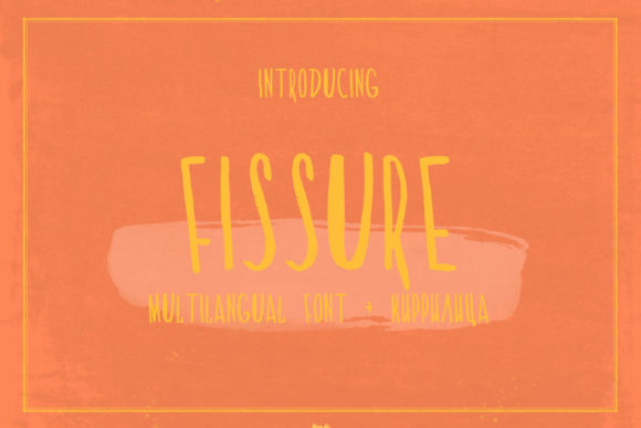 Fissure Font for Handmade Creations