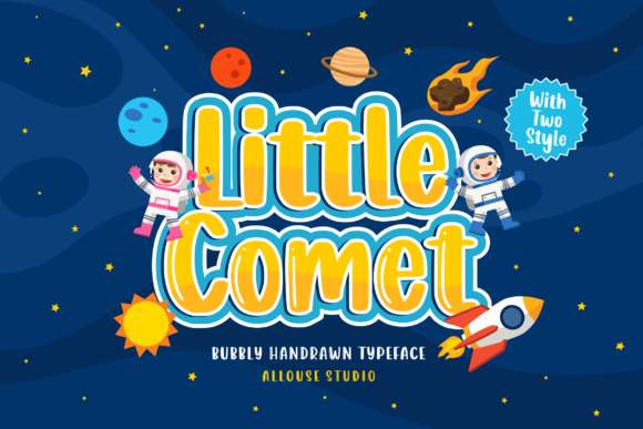 Little Comet: A Playful Display Font for Editorial Design
