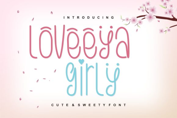 Loveeya Girly: A Playful Display Font for Web Projects