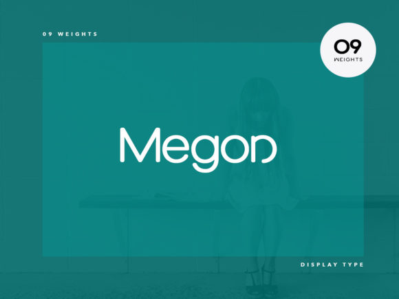 Megon Font for Modern Marketing and Branding
