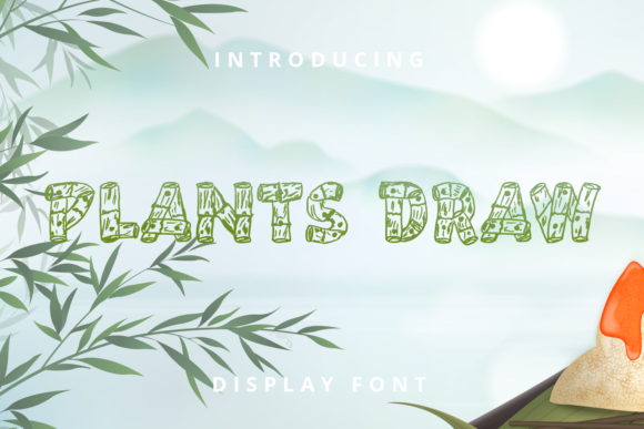 Plants Draw: A Fresh Font for Branding and Design