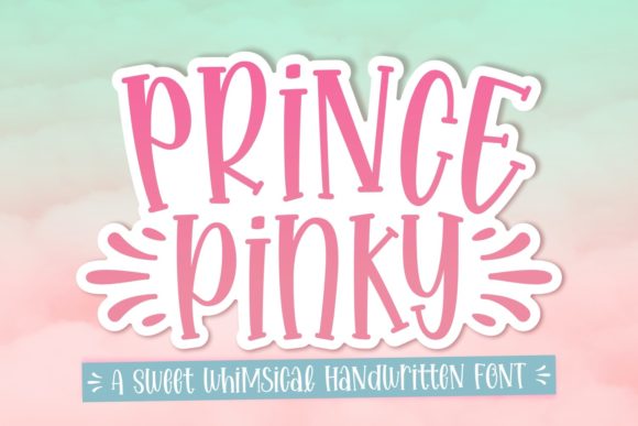 Prince Pinky Font for Handmade and Commercial Design