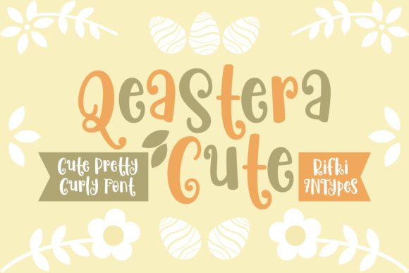 Qeastera Cute: A Playful Display Font for Digital Creatives