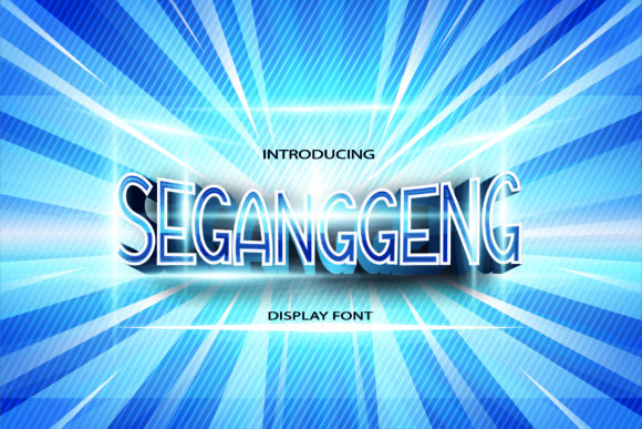 Seganggeng: A Cool Display Font for Your Brand
