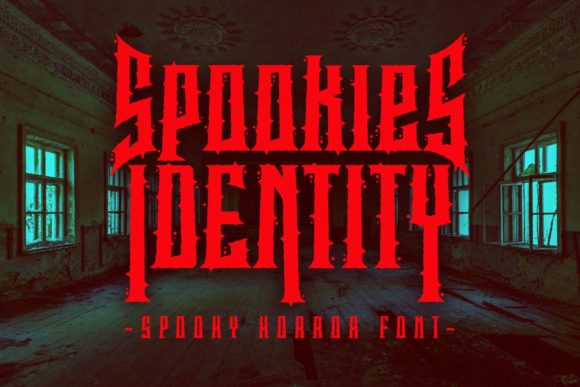 Spookies Identity: A Spooky Display Font for Web Design