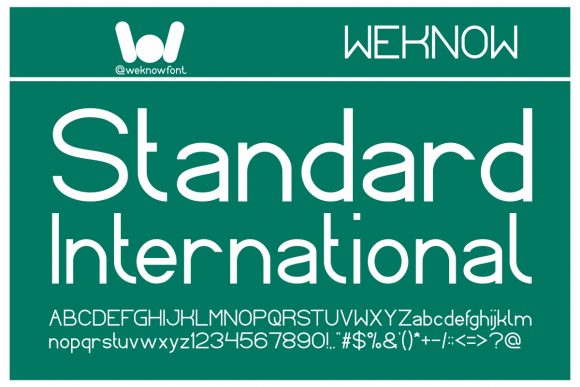 Standard International: A Modern Display Font for Web Projects