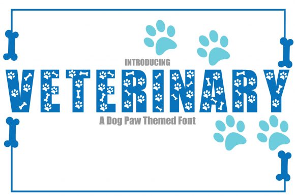 Veterinary: A Playful Display Font for Editorial Projects
